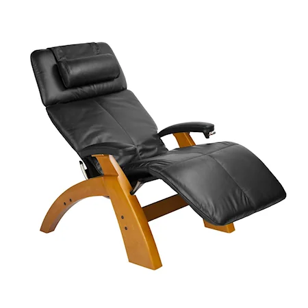 Classic Manual Zero-Gravity Recliner with Maple Base